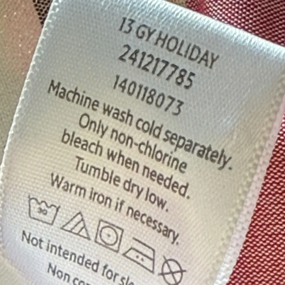 Gymboree Girls Plaid Holiday‎ Dress Toddler Size 6-12 Months Festive Red Green